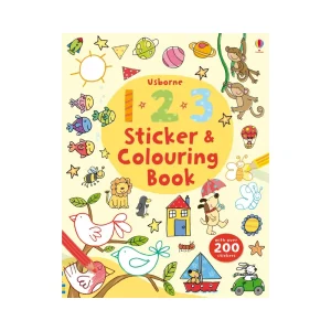 123 Sticker and Colouring book