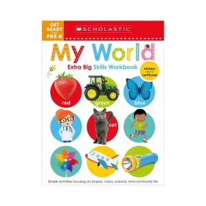 Get Ready For Pre-k Extra Big Skills Workbook: My World