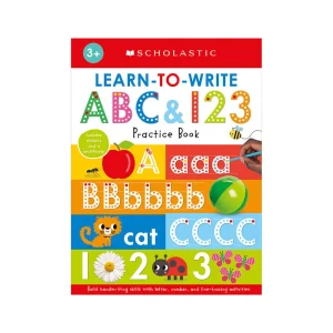 Learn To Write Abc & 123 Workbook